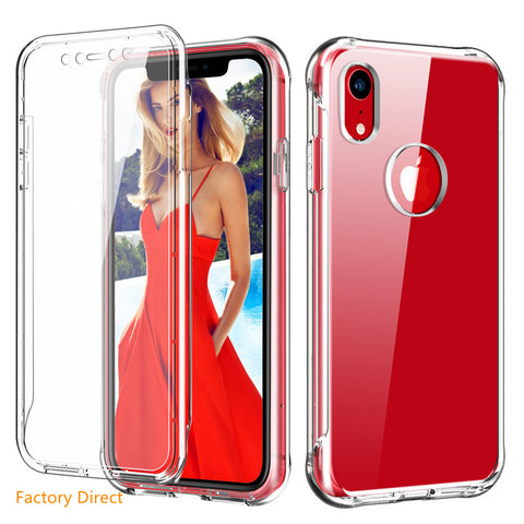 Image of Ultra think glass case for new iPhone 13 pro max 12 Mini 11 x 87 plus