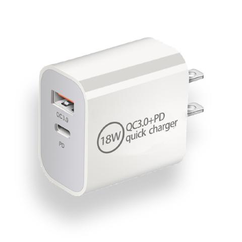 Image of 25W PD Dual QC3.0 fast charging Wall Charger plug