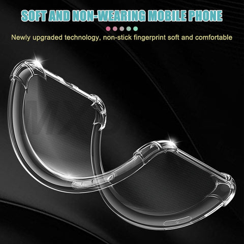 Image of Samsung Galaxy S21 Lite ultra plus S30 S20 S10 S9 S8 S7 edge Shockproof Clear Transparent Silicone Phone Case For samsung Note 2 3 4 5 6 8 9 10 5G Protection Back Case