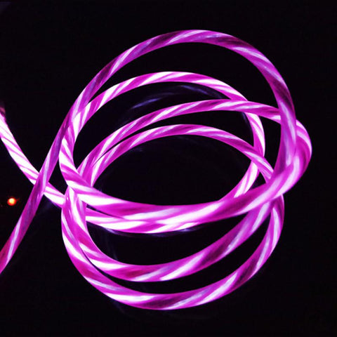 Image of Flow LED light durable usb charger cable for smart phones