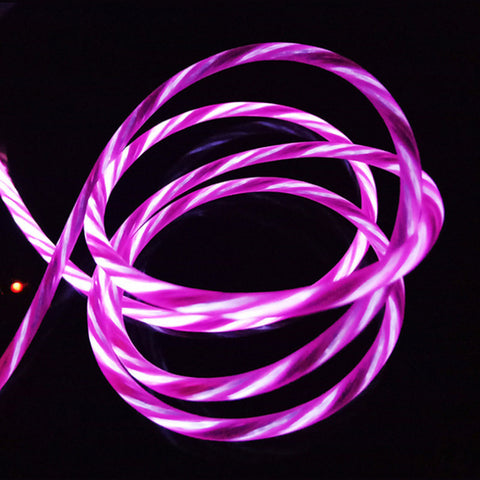 Image of Flow LED light durable fast charging cable