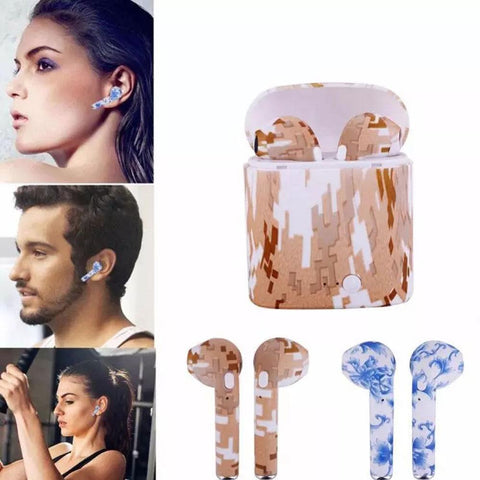 Image of Camouflage i7s TWS Wireless Bluetooth Headset with charging box