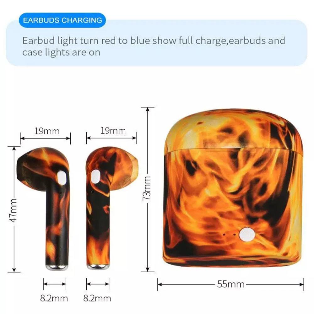 Camouflage i7s TWS Wireless Bluetooth Headset with charging box