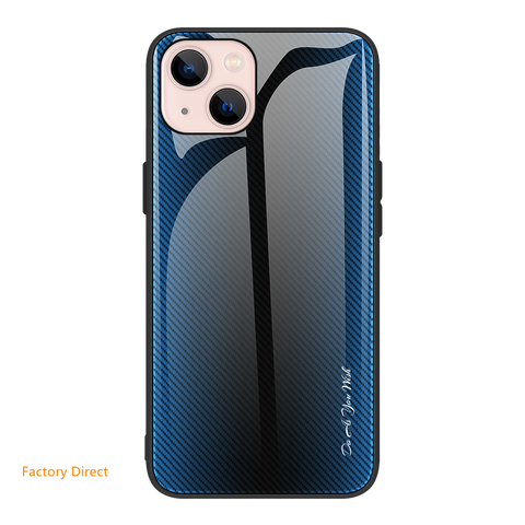 Image of Gradient glass mobile phone case cover for iphone models