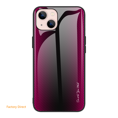 Image of Gradient glass mobile phone case cover for iphone models