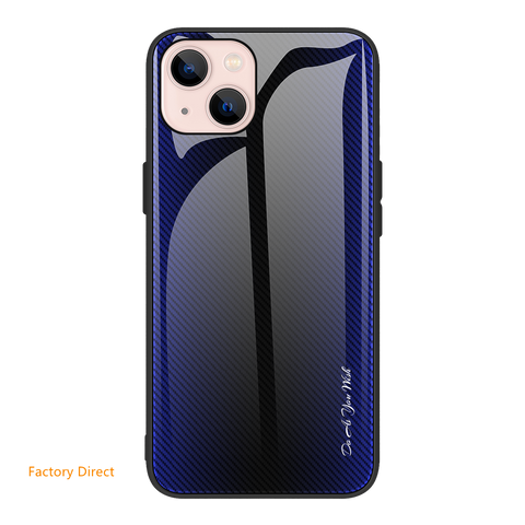 Image of Gradient glass mobile phone case cover for iphone models