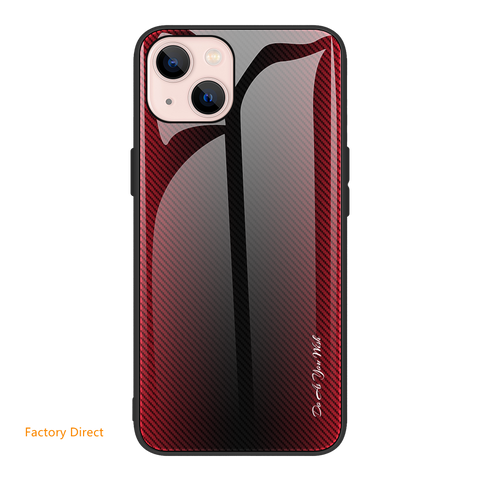 Image of Gradient glass mobile phone case cover for iphone models