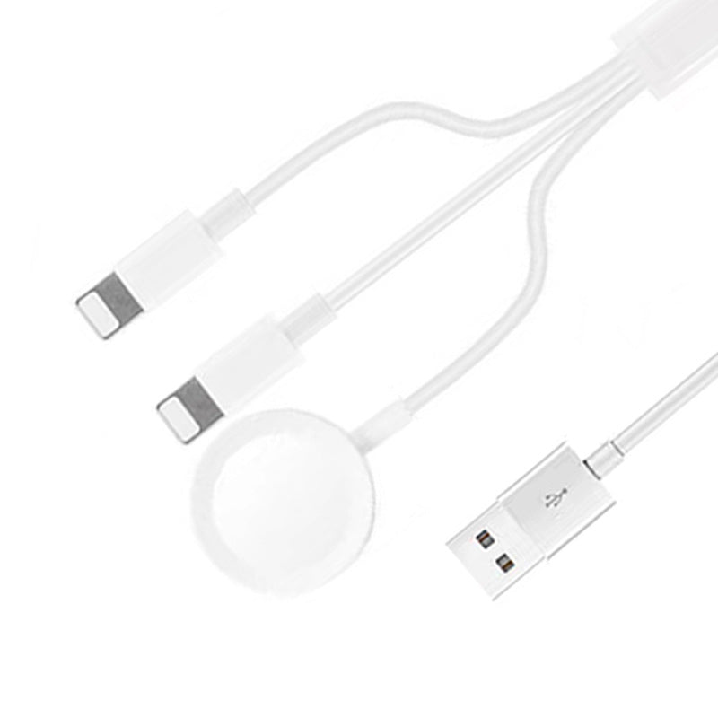 New design iWatch Wireless Charger and apple iphone charging cable with packing