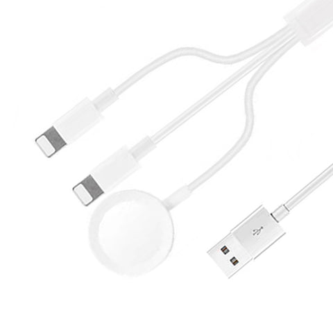 Image of New design iWatch Wireless Charger and apple iphone charging cable with packing