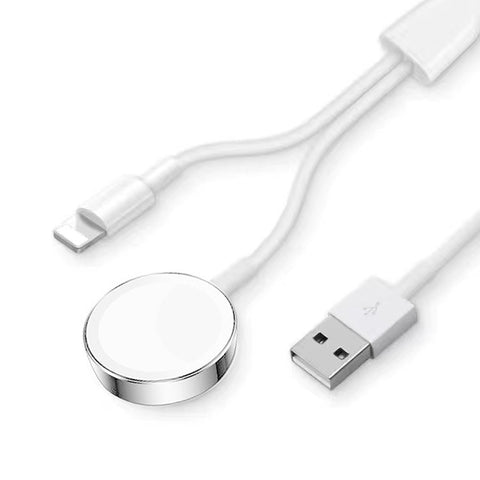 Image of New design iWatch Wireless Charger and apple iphone charging cable with packing