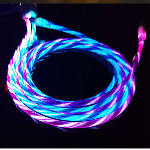Image of Flow LED light durable fast charging cable