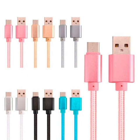 Image of 10Foot 2A Fast charging USB Data Cable Charger for iPhone IOS Android V8 Type C