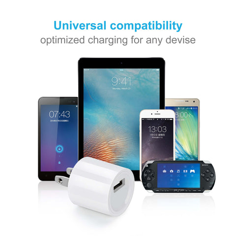 Image of 5V 1A ETL proved Round USB Charger for mobile phones