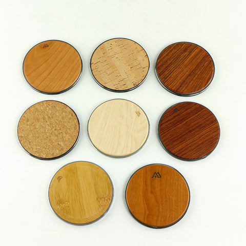 Image of OEM Wireless Charger for mobile phones Wood marble pattern design