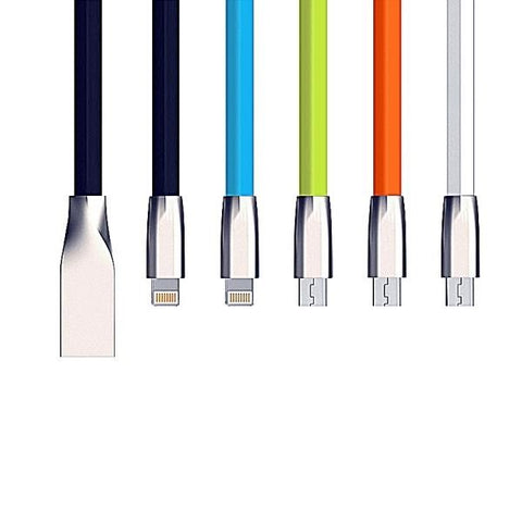 Image of wholesale flat iphone cable tangle free cord wholesale phone accessories