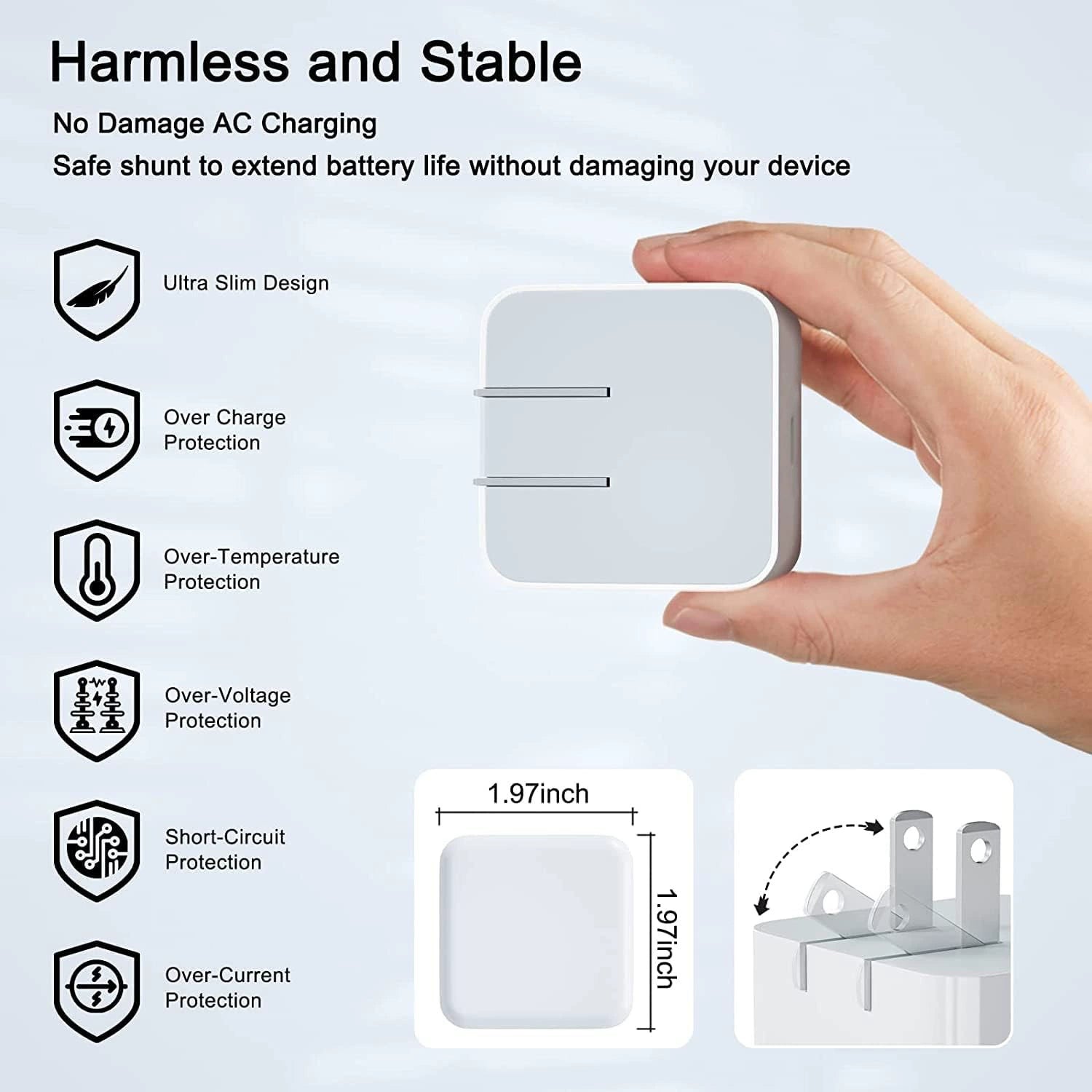 20W PD USB C chargers and cable kit for iPhone 16 17 pro max