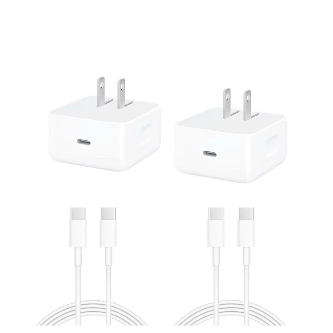 20W PD USB C chargers and cable kit for iPhone 16 17 pro max