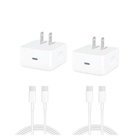 20W PD USB C chargers and cable kit for iPhone 16 17 pro max