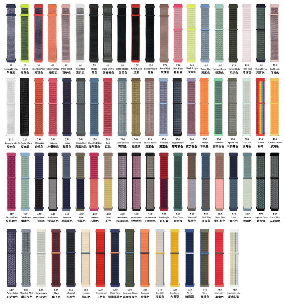 Fabric sports band for Galaxy watch  4567