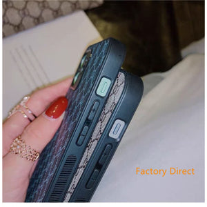 Fancy pattern brand business style case for iPhones