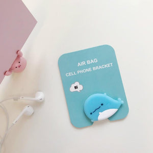 Universal Mobile Phone Cute 3D Animal fold Stand for all smart phones cat claw qx bear lucky cat mld avocado dinosaur akitadog doiphin milk tea