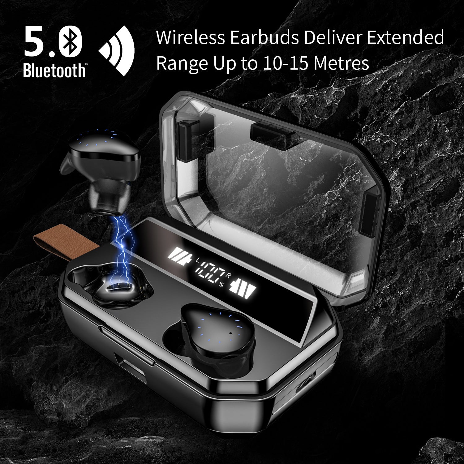 X12 TWS 5.0 3D Stereo Sound Wireless Bluetooth earbuds long working time