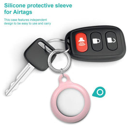 Protective Cover For Apple Airtags Liquid Silicone Sleeve For Apple Locator Tracker Anti-lost Protective Sleeve
