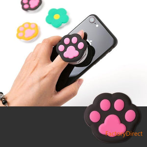 Universal Mobile Phone Cute 3D Animal fold Stand for all smart phones cat claw qx bear lucky cat mld avocado dinosaur akitadog doiphin milk tea
