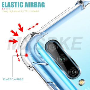 Samsung Galaxy A90 A80 A70 A60 A50 Shockproof Clear Transparent Silicone Phone Case For  A21 A31 A41 A51 7 8 91 5G Protection Back Case