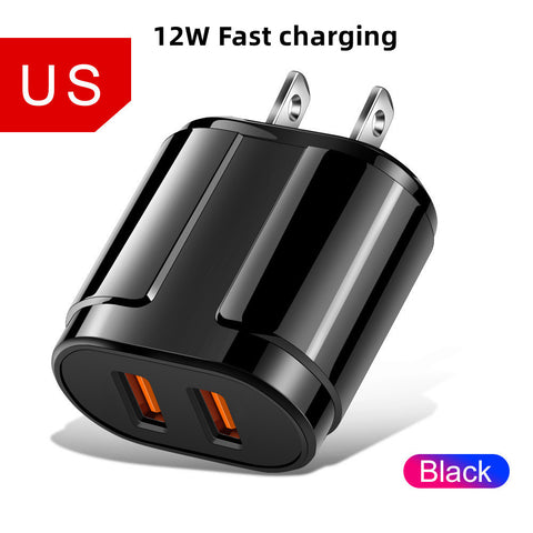 Image of 12W Dual Ports USB Fast Wall Charger