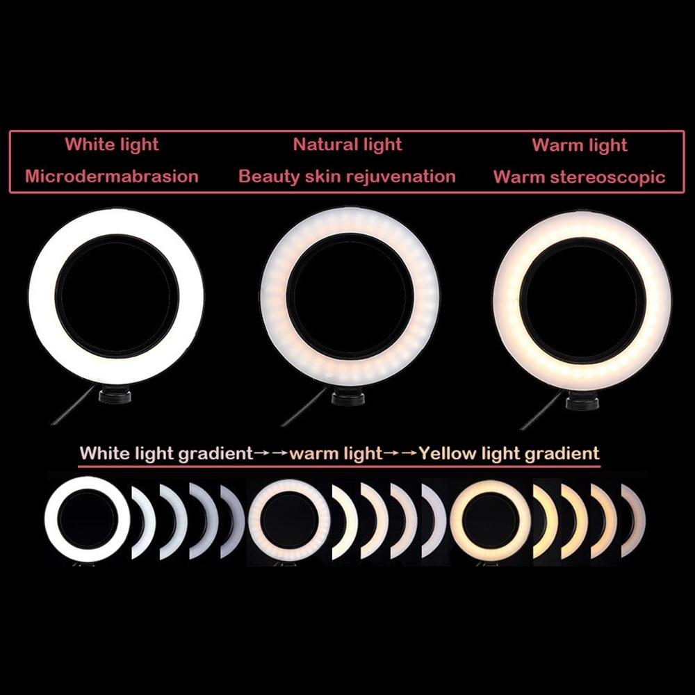 10 Inch LED Ring Light Dimmable Selfie Lamp with Tripod Photography Camera Phone Light for Makeup Video Live