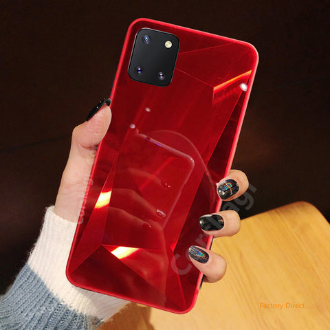 Image of Diamond design Fancy shining Jelly color phone case back cover for Samsung S M J Note Sery