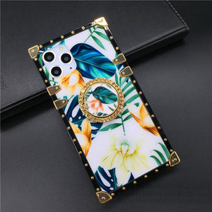 Luxury Bling Square Phone Cover for iphone models