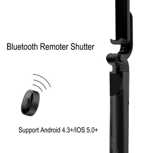 3 In 1 Selfie Stick Phone Tripod Extendable Monopod with Bluetooth Remote for Smart phones