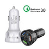 35W 7A QC3.0 3 USB ports Fast Car Charger