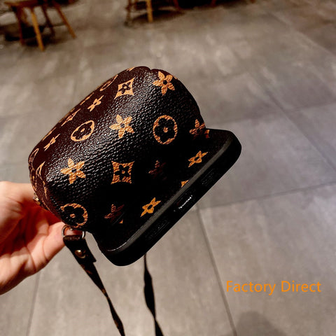 Image of Samsung Case A80 A10 A20 phone bag A30s A50 s A70 Classic LV brand pattern leather casing for Galaxy S9 plus S10 plus S20 S21 plus S30 ultra back cover with key card wallet coin purse long strap