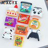 3D Cartoon Cake Drink Potato Chips Cow silicone Case For Apple Airpods 1 2 Pro