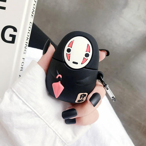 Image of 3D Cartoon No Face Man Earphone Cases For Apple Airpods