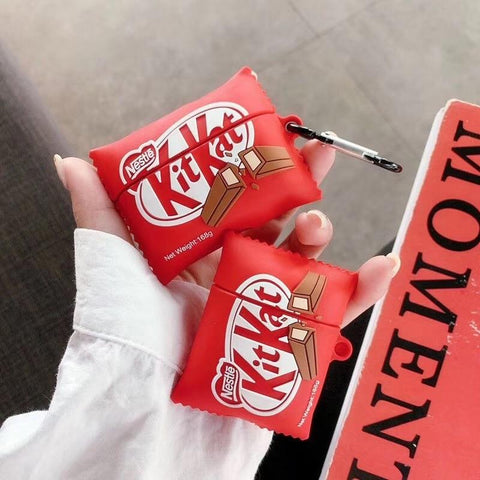 Image of 3D Chocolate Ice Cream Food Silicone Case for AirPods Pro 2 1 Protective Earphone Charging Box Cover for AirPods