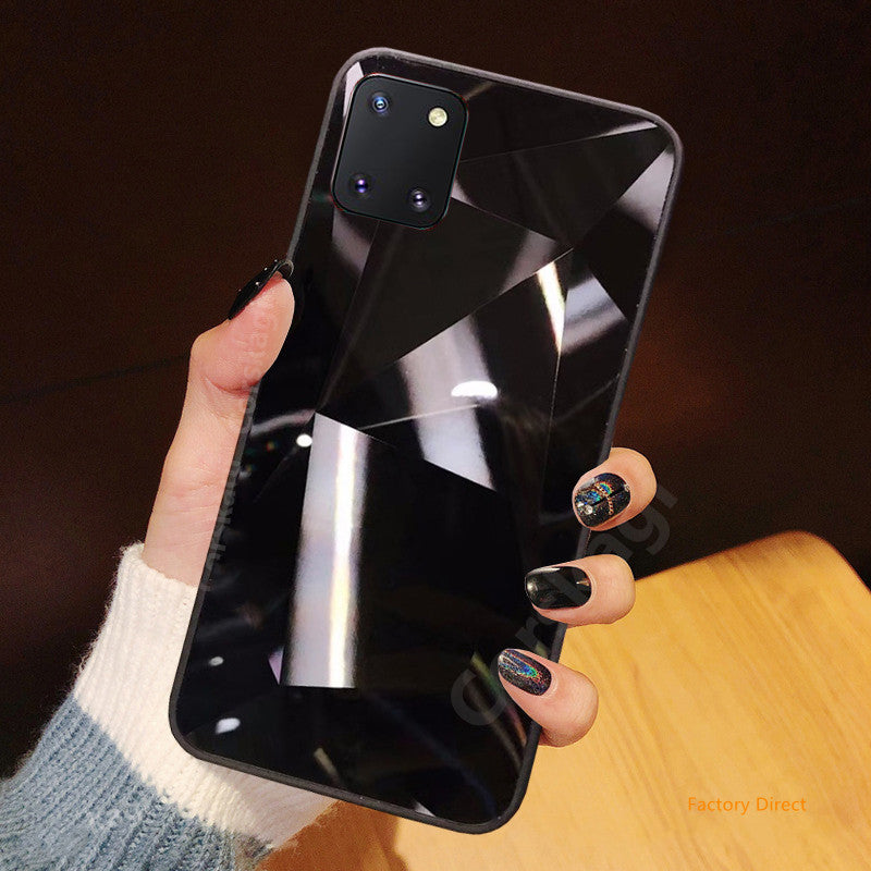Diamond design Fancy shining Jelly color phone case back cover for Samsung S M J Note Sery