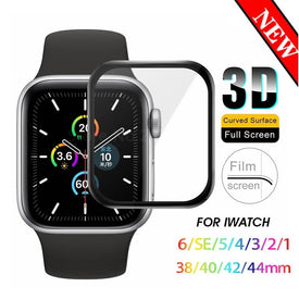 3D Full Cover Nano Tempered Glass For Apple Watch Series 38 40 42 44mm Screen Protector coated Glass iwatch 4 3 2 38mm 40mm