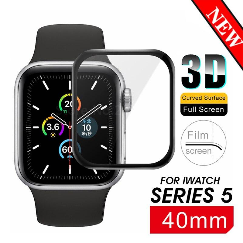 3D Full Cover Nano Tempered Glass For Apple Watch Series 38 40 42 44mm Screen Protector coated Glass iwatch 4 3 2 38mm 40mm