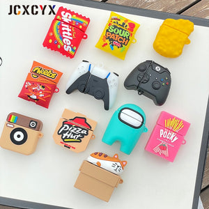 3D INS Cartoon Cat GameBoy Box Dragon silicone Case For Apple Airpods 1 2 pro