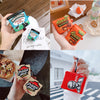 3D US Food pizza hut Cartoon Headphone Earphone silicone soft case