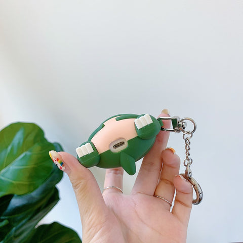 Image of 3D funny Pterosaur Silicone Airpods case