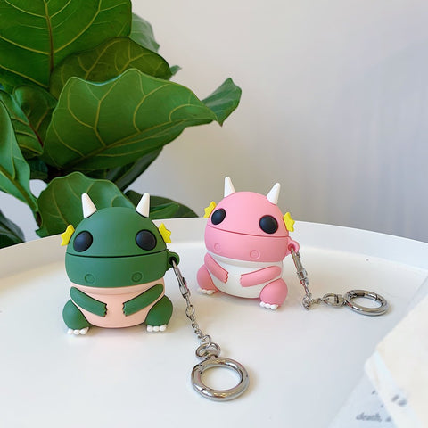 Image of 3D funny Pterosaur Silicone Airpods case