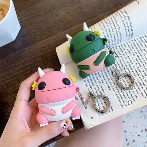 Image of 3D funny Pterosaur Silicone Airpods case