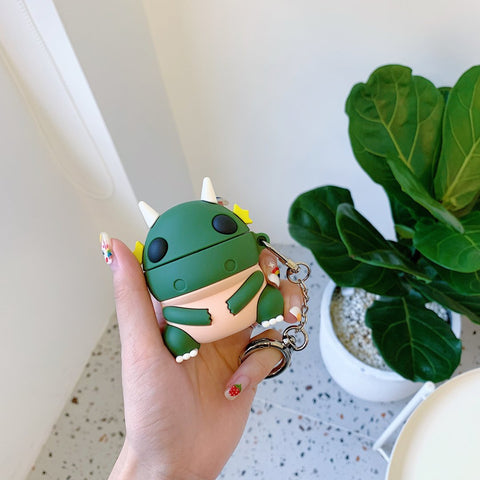 Image of 3D funny Pterosaur Silicone Airpods case