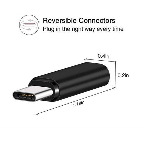 Image of Metal Usb Type C To Lightning Adapter for Samsung IPhone USBC To Ios Jack Converter