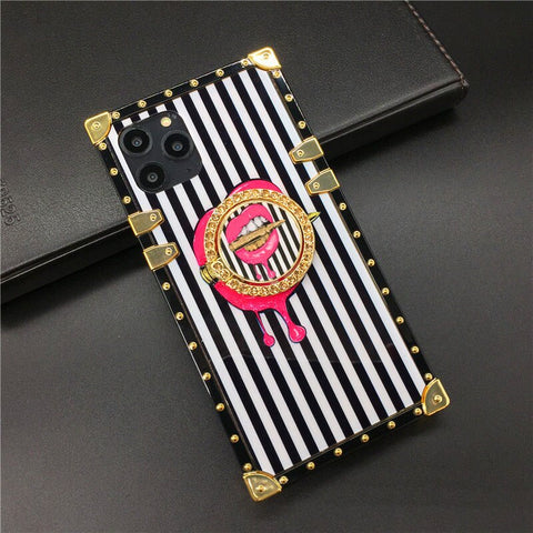 Image of Luxury Bling Square Phone Cover for iphone models